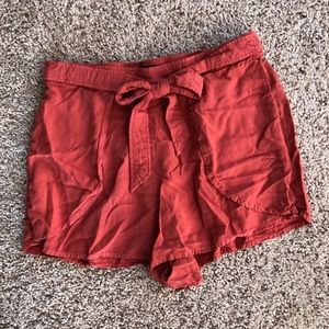 Burnt orange shorts